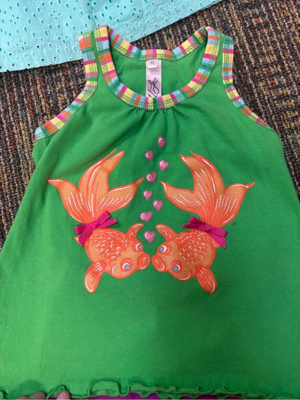 Kids 3T Six Piece Mix and Match Set - Includes Gap, Carters, Nohi Pieces